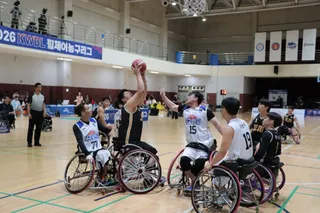 제주휠체어농구단, 2026 KWBL휠체어농구리그 1라운드 2위