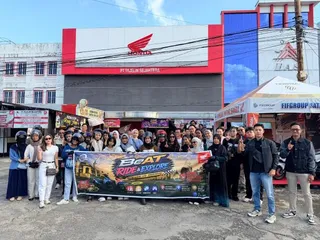 60 Pengguna Honda BeAT Jelajahi Ikon Tanjungpinang
