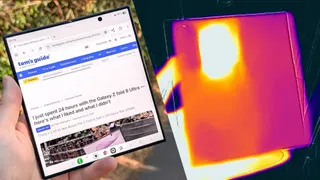 I used a thermal camera to see how hot the Galaxy Z Fold 8 Ultra gets compared to the Galaxy S26 Ultra — here's what happened 