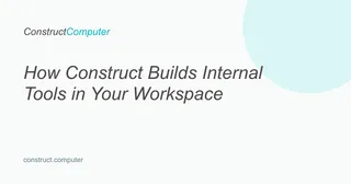 Build internal tools for your Startup with Construct AI