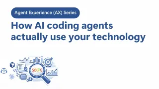 How AI coding agents actually use your technology