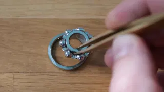 Splitting a Ball Bearing to Cut Out Backlash