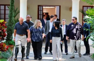 Delcy Rodríguez recibió en Caracas a delegación del Congreso de EEUU para evaluar agenda bilateral