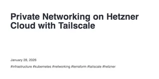 Private Networking on Hetzner Cloud with Tailscale