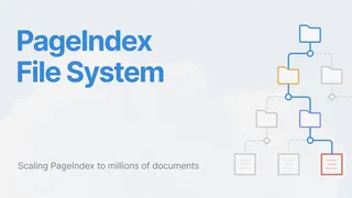 A file-level tree that lets an LLM reason over a document corpus