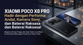 Bawa Baterai 6.500 mAh dengan Fast Charging 100W, Xiaomi Poco X8 Pro Siap Jadi Raja Baru HP Kelas Menengah