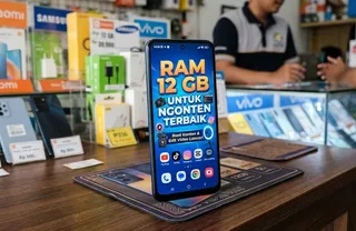 5 HP Android RAM 12 GB untuk Ngonten Terbaik 2026, Lancar Edit Video, Foto dan Bikin Konten Profesional