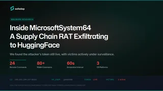 A Supply Chain Rat Exfiltrating to HuggingFace