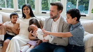 Second lady Usha Vance shares family photos featuring newborn who is less than 1 week old