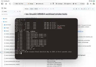 iOS-Linuxkit: Linux on iPad, the Hard Way