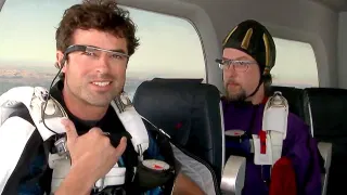 Google Demos Google Glass in 2012 by Jumping Out of a Plane | CNET Archives