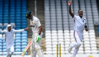 First Test: Justin Greaves claims five as West Indies secure 29-run lead over Pakistan