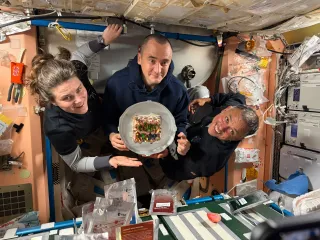 New Crew Members Welcomed to International Space Station