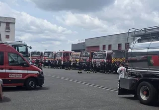 Bombeiros da região, UEPS e força especial da ANEPC enviados para combater fogo de Ávila (Espanha)