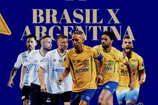 Superclássico de showbol entre Brasil e Argentina será no próximo domingo em Sorriso