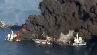 Rusia godet portet e Ukrainës! Mbytet anija e mallrave, humbin jetën 9 persona