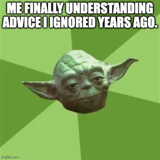 We Ignore Advice